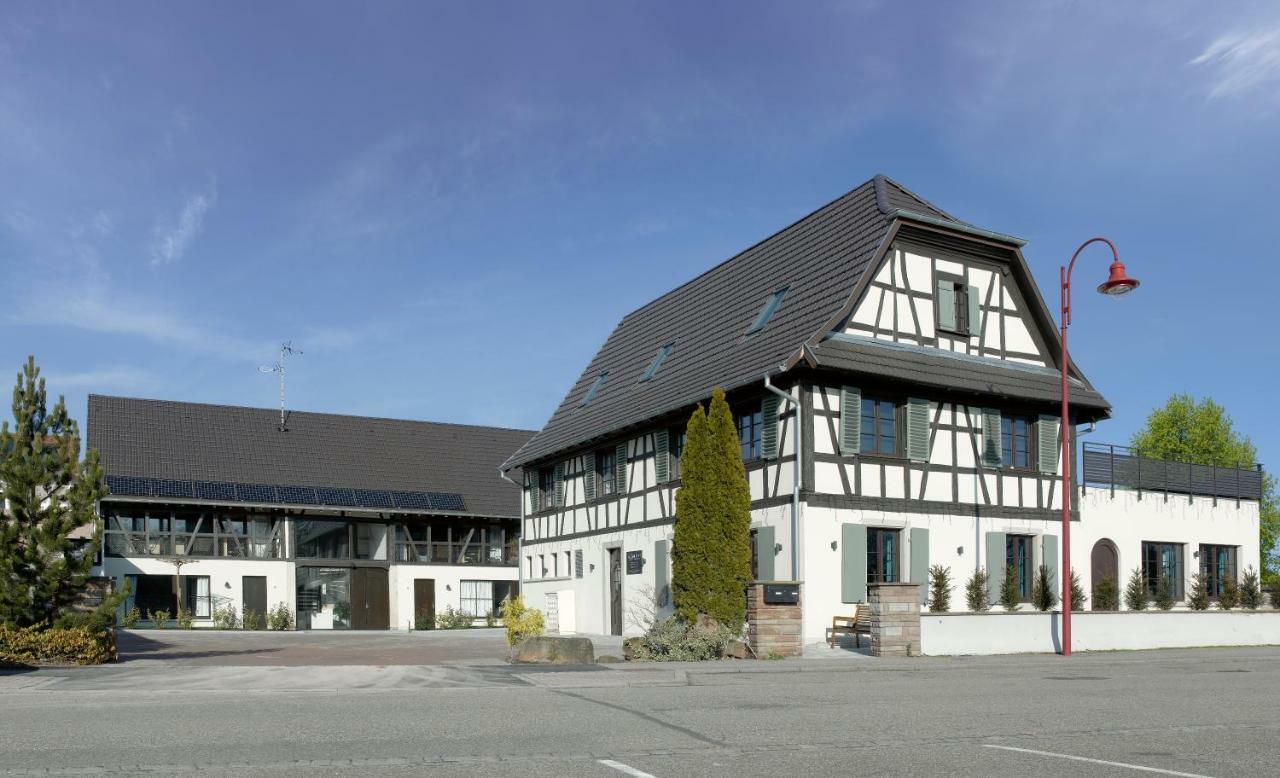 Hotel Au Petit Pont La Wantzenau Exterior foto